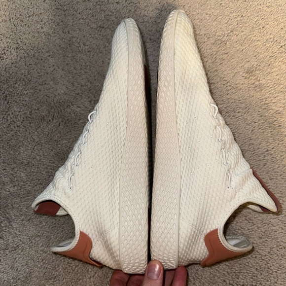 ADIDAS X PHARRELL WILLIAMS TENNIS HU, White & Raw Pink - Picture 8 of 12